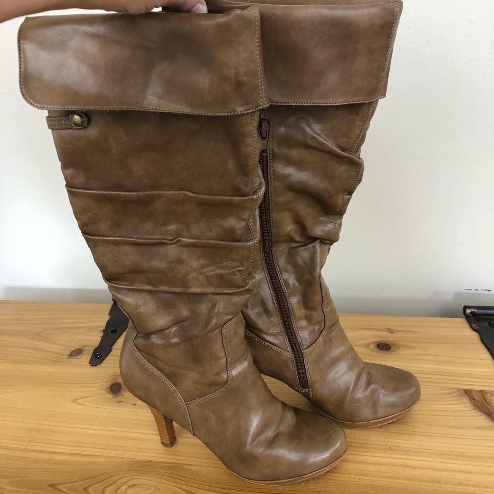 Rampage heeled boots, size 6 1/2